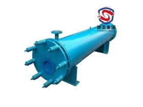 Cylindrical block type graphite heat exchanger