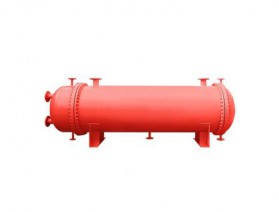 Titanium shell and tube heat exchanger