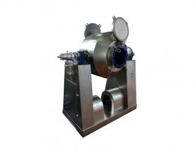 Glass lined double cone vacuum dryer