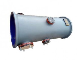 Glass lined distillation column